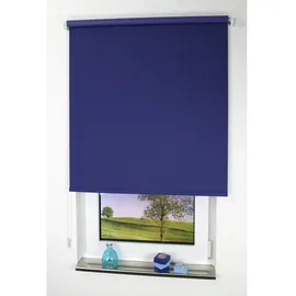 LIEDECO Seitenzugrollo Uni 92 x 180 cm verdunkelnd dunkelblau