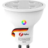 Schwaiger Leuchtmittel, GU10 ZigBee 3.0, RGBW, dimmbar