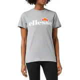 Ellesse Damen Albany Tee T Shirt, Grey Marl, XXS EU