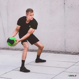 toolz Medizinball Grün/Schwarz 5 kg