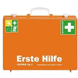 Söhngen Erste-Hilfe-Koffer Austria Typ 2 Wundverbände, sirius Rettungsdecke, -