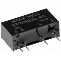 MeanWell Mean Well SPUN02L-15 DC/DC-Wandler 134mA 2W Anzahl Ausgänge: