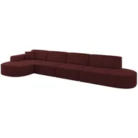 altdecor Ecksofa, Ottomane Links MARI-L3 - 413x171x79 cm bordeaux