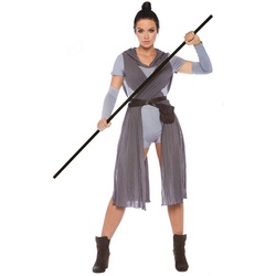Leg Avenue Kostüm Rebel Rey, Für rebellierende Sternenkriegerinnen! grau XL