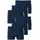 SCHIESSER Retro Boxer unifarben blau S 6er Pack