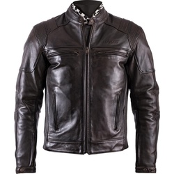 Helstons Trust Motorrad Lederjacke, braun, Größe 3XL für Männer