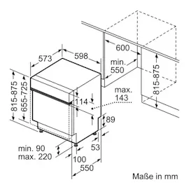 Siemens SN53ES27BE integrierbarer Geschirrsüler 60cm breit 42dB