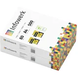 infowerk Druckerpapier A4 80 g/m2 1000 Blatt