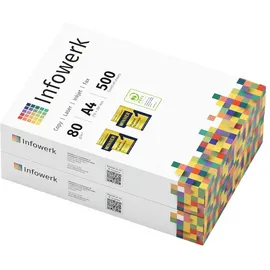 infowerk Druckerpapier A4 80 g/m2 1000 Blatt