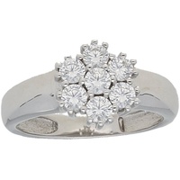 Smart Jewel Ring Blüte, Zirkonia Steine, Silber 925 Ringe Silber Damen
