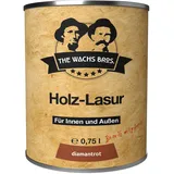 the wachs bros. Holzlasur für Innen und Außen - 0,75 L - Holzlasur Rot - natürliche Inhaltsstoffe - dauerhafter Schutz