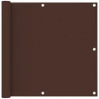 vidaXL Balkonsichtschutz Oxford-Gewebe 90 x 500 cm braun