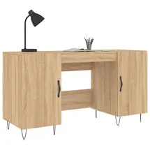 vidaXL Schreibtisch Sonoma Eiche Braun