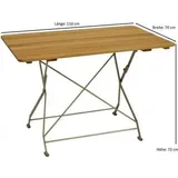 FRG Klapptisch 110 x 70 x 72 cm verzinkt