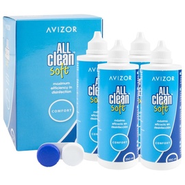 Avizor All Clean Soft Kombi-Lösung 4 x 350 ml