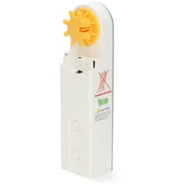 Nedis Vorhang Roboter Kabelanlage Flächenvorhänge Raffrollos Rollos Solar Powered 2000 mAh Bluetooth® Weiss