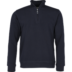 James & Nicholson Round Neck Zip Sweat, navy, S