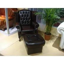 Salottini Chesterfield Ohrensessel Birmingham Relaxsessel UVP*2.290 SOFORT LIEFERBAR rot