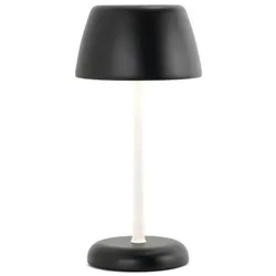 Zafferano Smart Lamp Trilli Wi-Fi Saffron – Wiederaufladbare LED, Touch, Wi-Fi-App, Weiß und Schwarz dekorierte Keramik