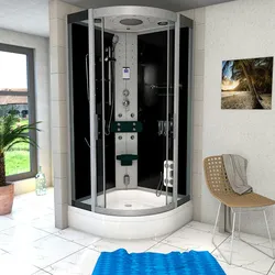 Dampfdusche Duschtempel Sauna Dusche Duschkabine D46-63T2 100x100 cm ohne 2K Scheiben Versiegelung