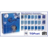 Münzalbum-TOPset-SAFE-7824-blau leer Platz für ca. 15 Münzblätter zum eindrücken