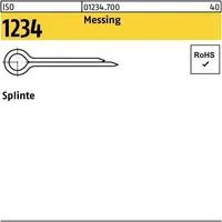Industrial Quality Supplies ISO 1234 Splinte Messing 6,3 x