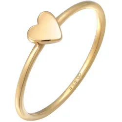 Elli PREMIUM Herz Liebe Verlobung 585 Gelbgold Ringe   Damen 