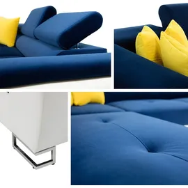 Mirjan24 Ecksofa Cotere, L-Form Eckcouch mit Schlaffunktion und Bettkasten (Matana 19 + Matana 17, Seite: Rechts) - Braun/Beige