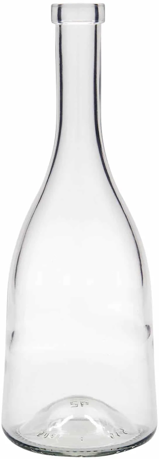 500 ml Bottiglia di vetro 'Rustica', imboccatura: fascetta
