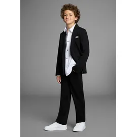 Bruno Banani Anzug BRUNO BANANI "2tlg. Jersey Anzug", Jungen, Gr. 146, N-Gr, schwarz, Jersey, Obermaterial: 76% Polyester, 20% Viskose, 4% Elasthan. Futter: 100% Polyester, unifarben, Basic, Anzüge, Für jeden Anlass passend. Eleganter Jersey Anzug für TEENS