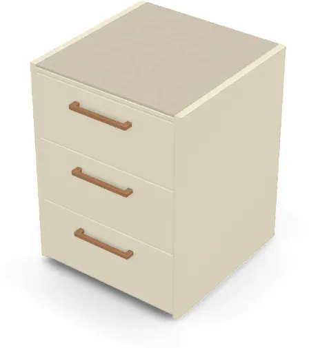 Brabura CT 60 Schubladenmodul - Pietra Di Osso / Perle Blanche / Holzgriff