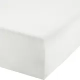 Erwin Müller Spannbettlaken Jersey-Elasthan 120 x 200 - 130 x 220 cm weiß
