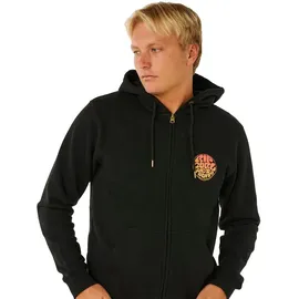 Rip Curl Wettie Passage Icon Zip Thru Hoodie Herren Schwarz M