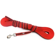 Julius-K9 Julius K-9 Rubberized Führleine 20 Mm - Red - 20 mm x 10 m