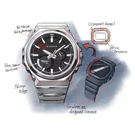 Casio G-STEEL GST-B1000D Edelstahl 41 mm GST-B1000D-2AER