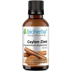 Bioherba Ceylon-Zimt Cinnamomum zeylanicum Tropfen Tinktur 50 ml