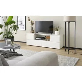 Smart BEN TV-Lowboard 160 x 55 x 40 cm Weiß MDF