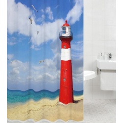 Duschvorhang Leuchtturm 180 x 200 cm