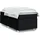 vidaXL Boxspringbett mit Matratze Schwarz 140x200 cm Stoff