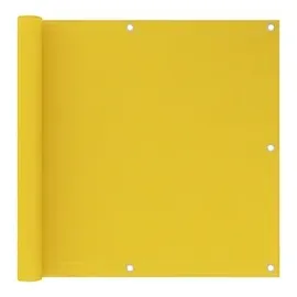 vidaXL Seitenmarkise 90 x 600 cm Gelb Polyethylen