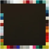 Bündchenstoff als Meterware Schlauchware 70cm breit 95% Baumwolle, 5% Elasthan über 50 Farben Auswahl Jersey (021 | dunkelbraun, Länge: 2,0m)