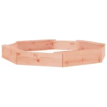 vidaXL Sandkasten Mit Sitzen Achteck Massivholz Douglasie Vidaxl