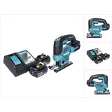 Makita Makita, DJV 184 RF Akku Pendelhub Stichsäge 18 V Brushless + 2x Akku 3,0 Ah + Ladegerät