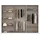 otto home Drehtürenschrank OTTO HOME "Kleiderschrank Schrank Garderobe AGORDO TOPSELLER Schlafzimmer", weiß (alpinweiß, hochglanz weiß), B:271cm H:210cm T:54cm, Holzwerkstoff, Schränke, Drehtürenschrank, durchdachte Innenausstattung, in 7 Breiten und 2 Höhen MADE