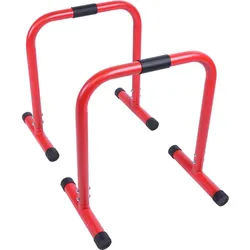 Push-up Stand Bar Parallettes Schwarz/Rot/Blau EINHEITSGRÖSSE