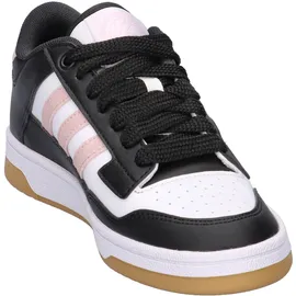 adidas Rapid Court Low Kinder Weiß/Schwarz/Pink 38