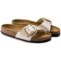 Birkenstock Madrid Big Buckle Sandalen - Graceful Pearl White - EU 43
