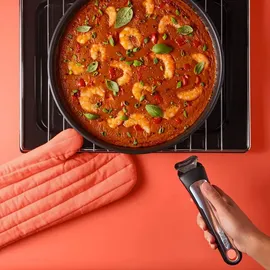 Tefal Ingenio Preference Wok-Pfanne, 26 cm, stapelbar, Edelstahl, sichere Antihaftbeschichtung, Induktion, vielseitig einsetzbar, platzsparend, Tem...