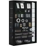 VCM Hängevitrine Vitrosa Mini 59 x 18 x 91 cm Schwarz