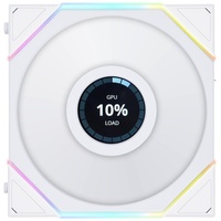 Lian Li Uni Fan TL LCD 120 RGB, weiß, LED-Steuerung, 120mm, 3er-Pack (12TLLCD3W)